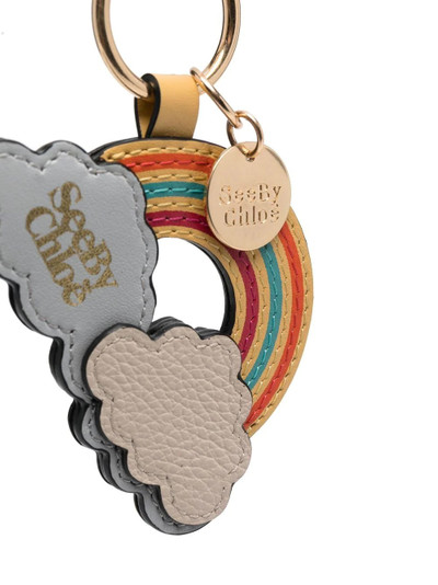 See by Chloé rainbow charm keyring outlook