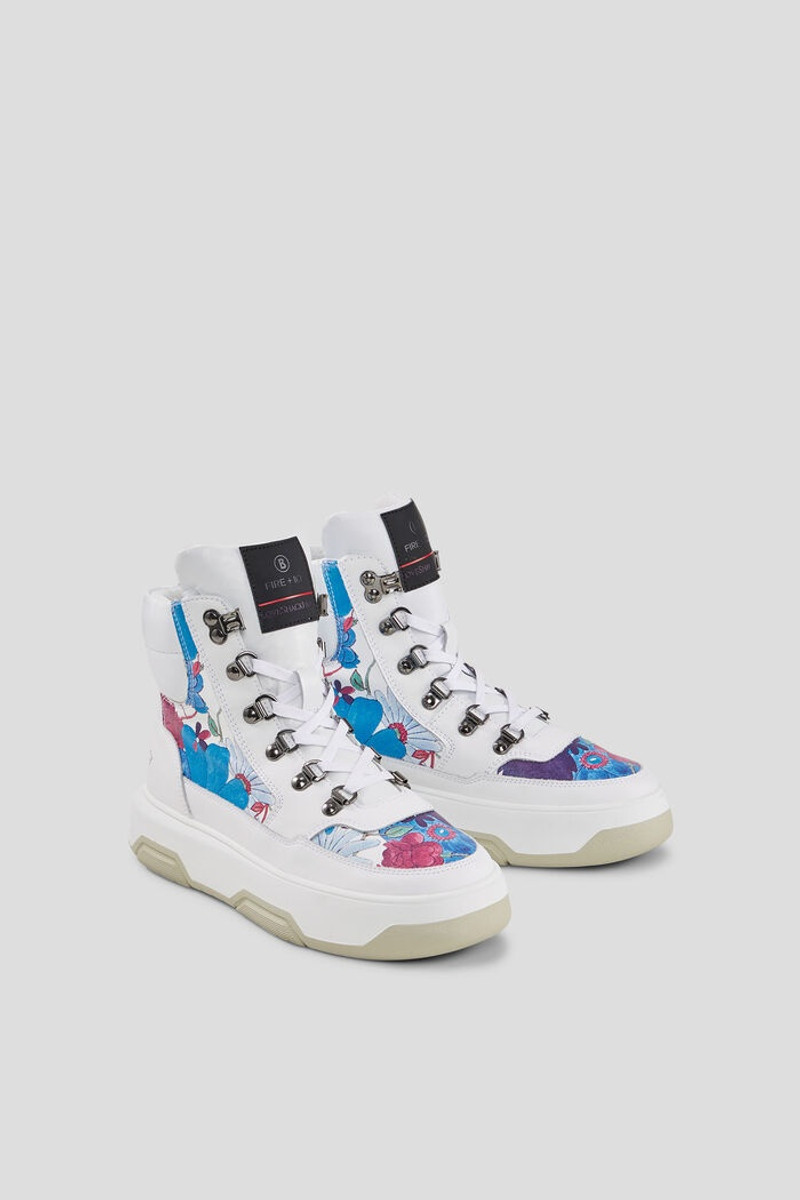 Ottawa High-top sneakers in White/Blue 3
