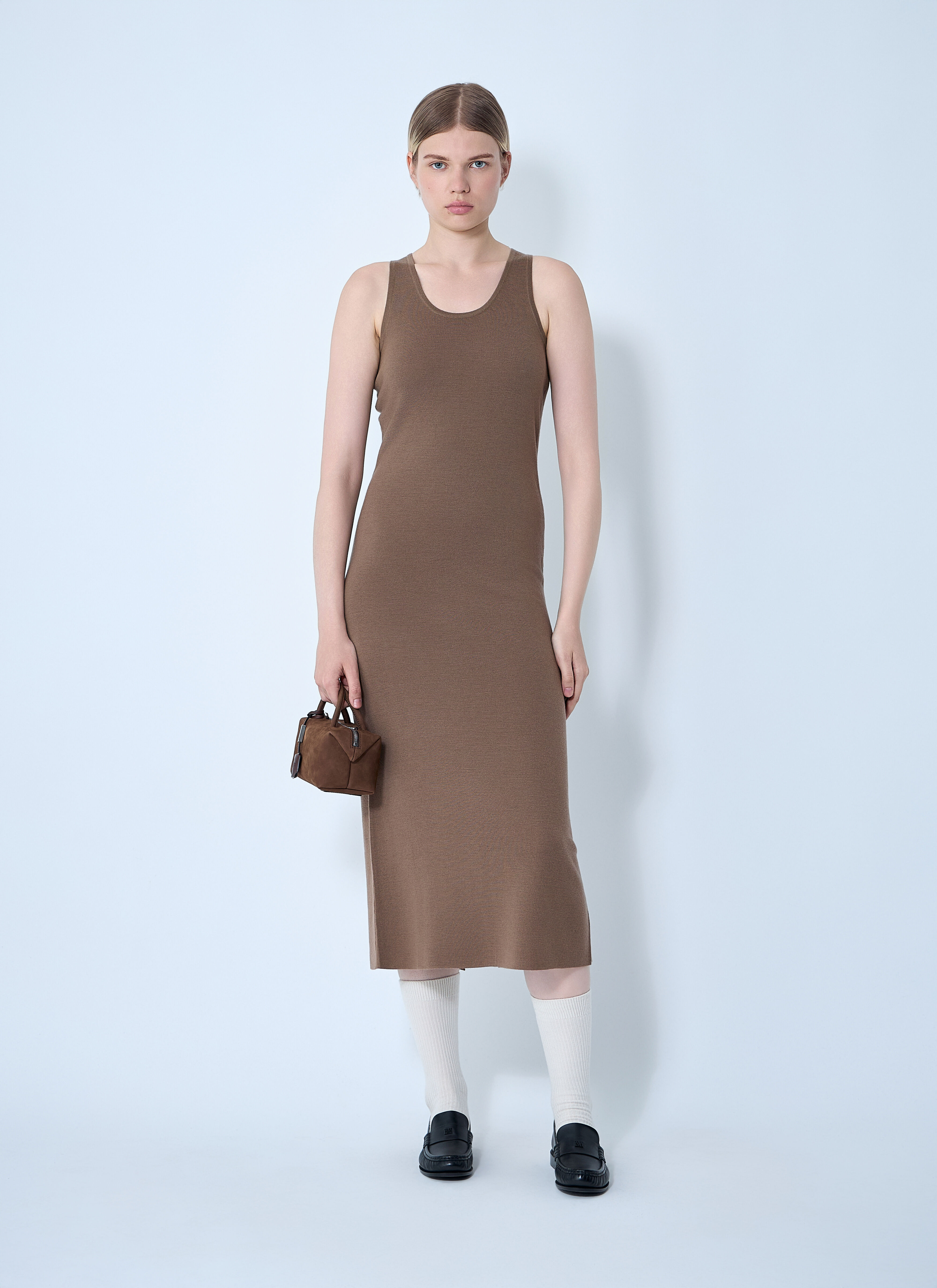 Knitted Wool Midi Dress - 2