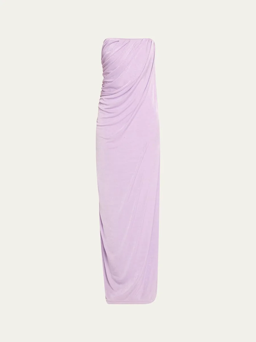 Zella Draped Column Dress - 1
