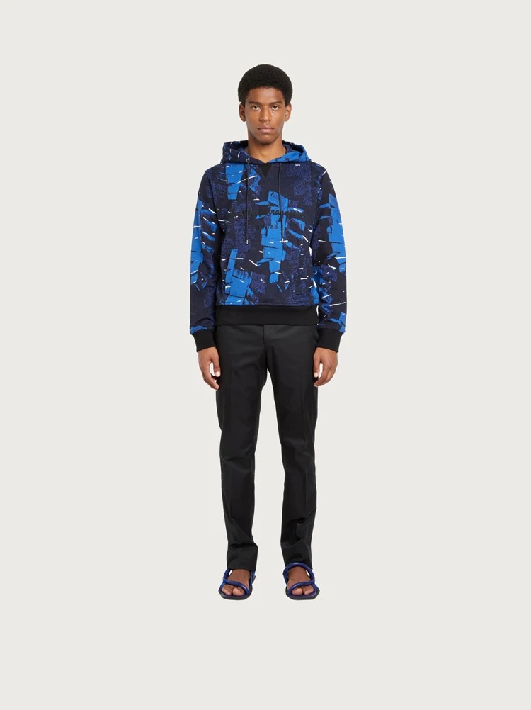 PALME PRINT HOODIE - 5