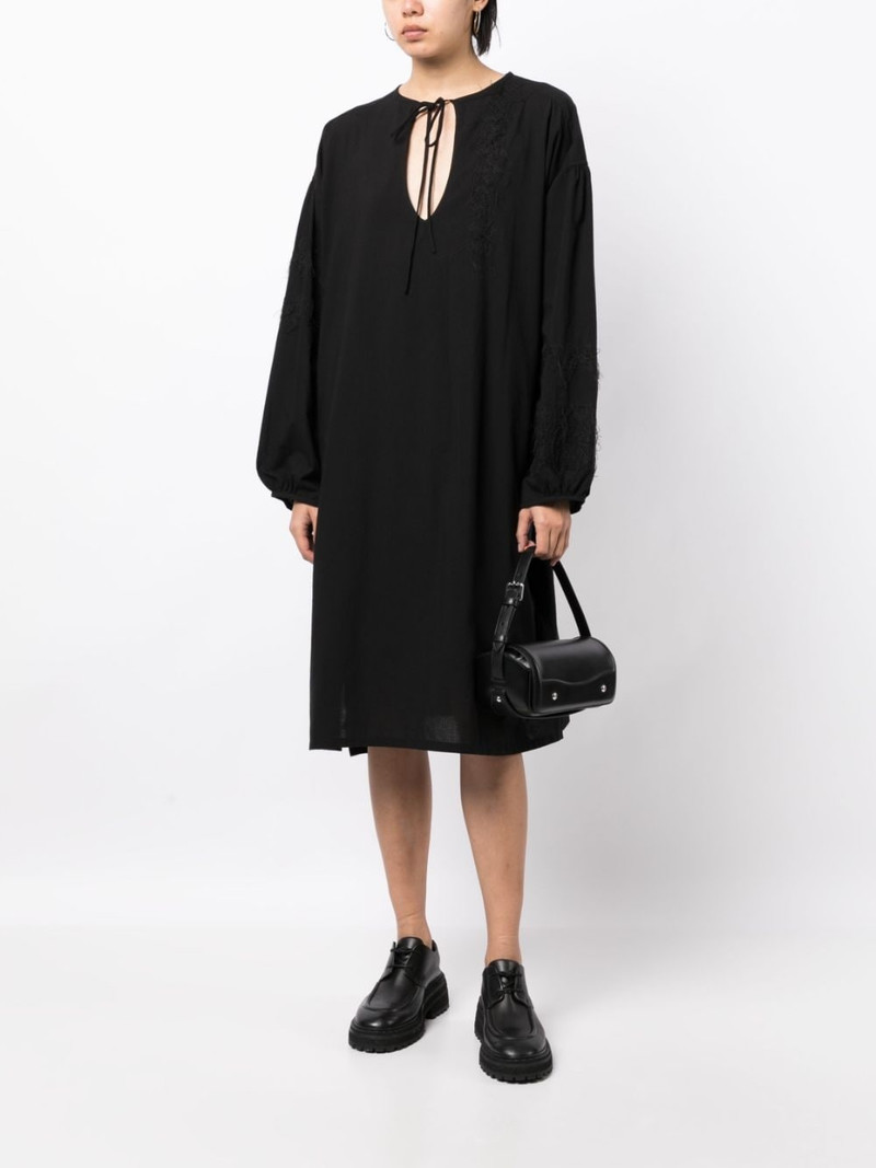 Y's cotton tunic midi dress outlook