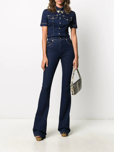 VERSACE JEANS COUTURE short-sleeve flared jumpsuit outlook