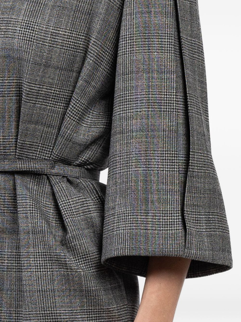 Diana belted check mini dress 5