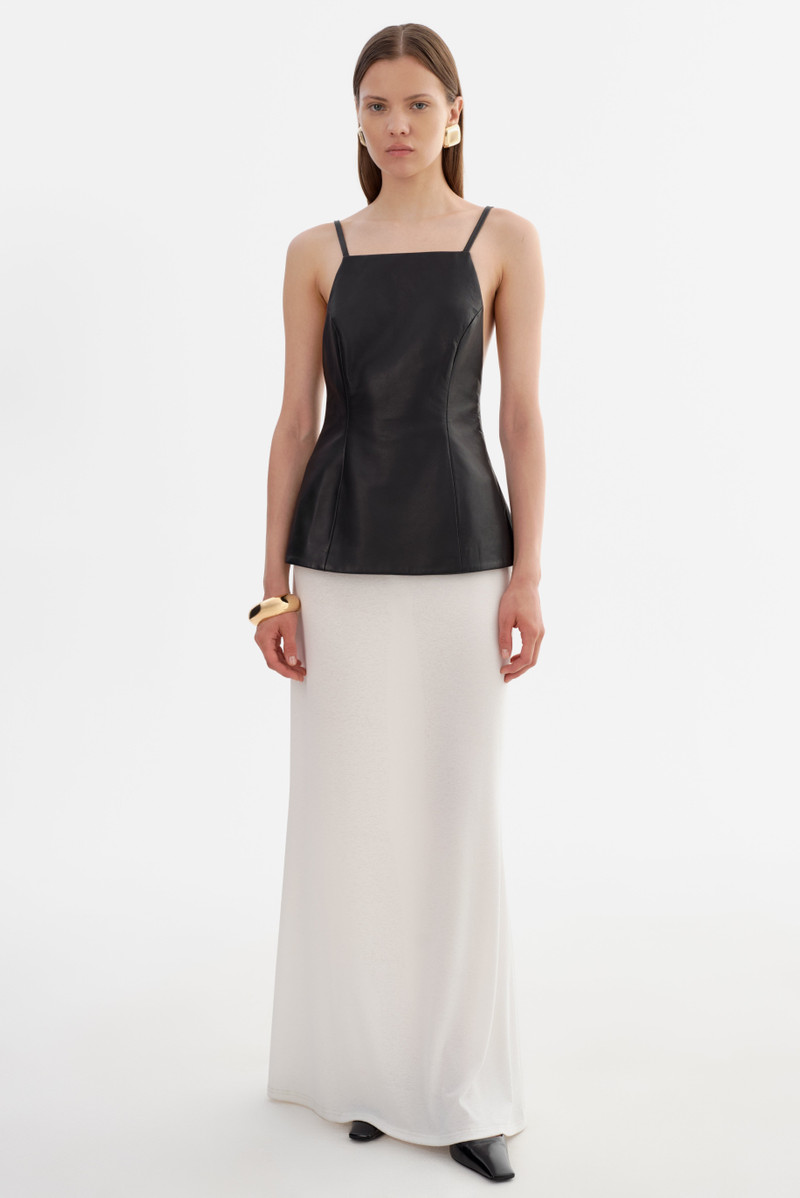 ILONA | Leather Hourglass Top 1