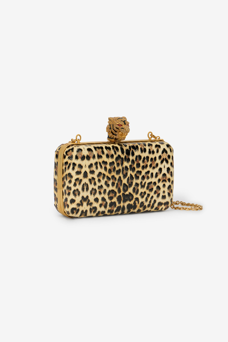 Leopard Print Roar Pochette Bag 6