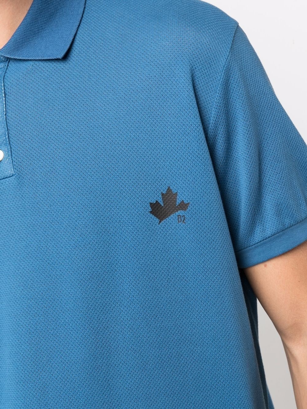 embroidered logo polo shirt - 5