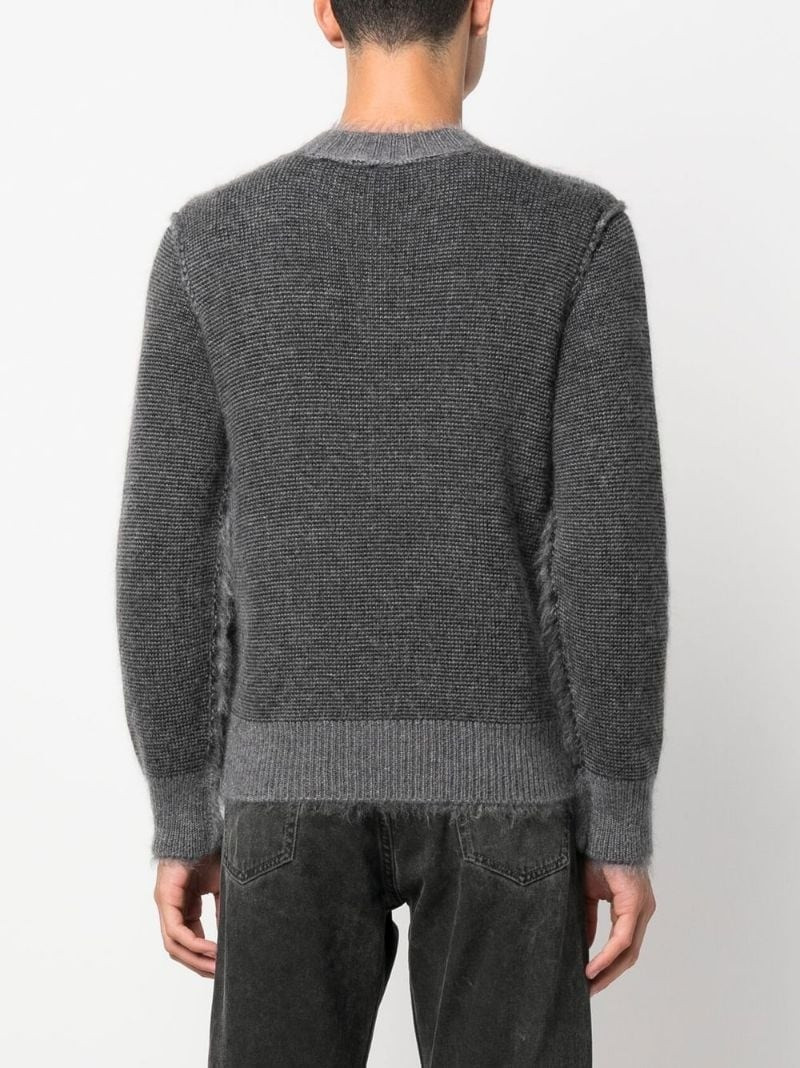 crew neck knitted jumper 4