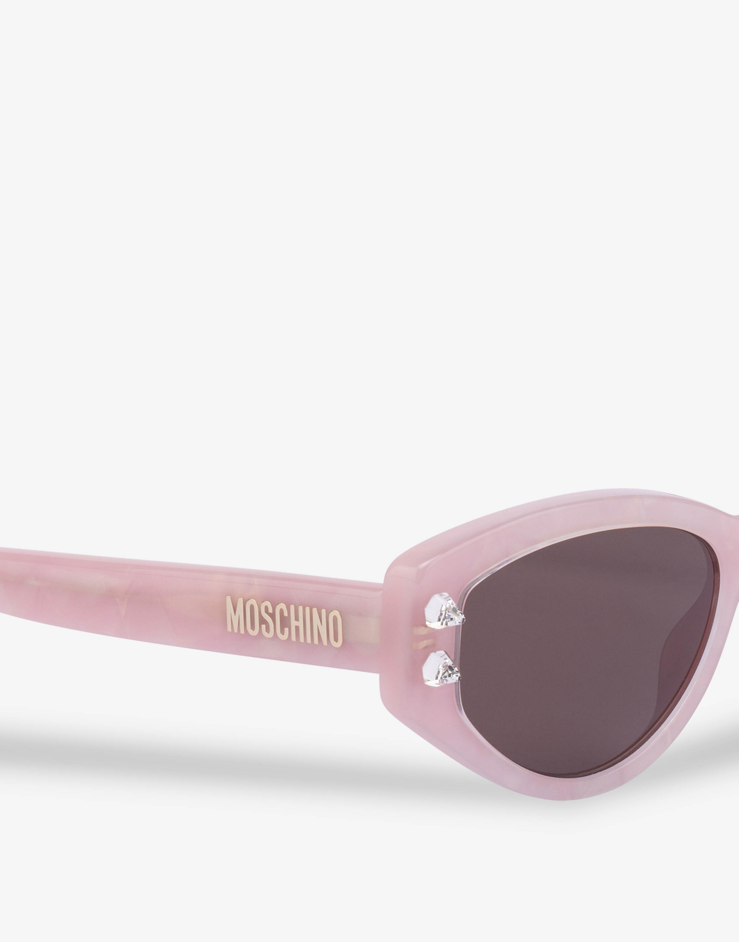 CAT EYE SUNGLASSES WITH RHINESTONES - 3