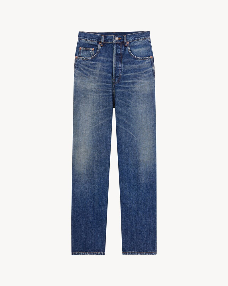HIGH-RISE JEANS IN HERITAGE VINTAGE BLUE DENIM 1