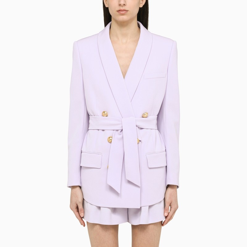 Lavender double-breasted jacket - 1