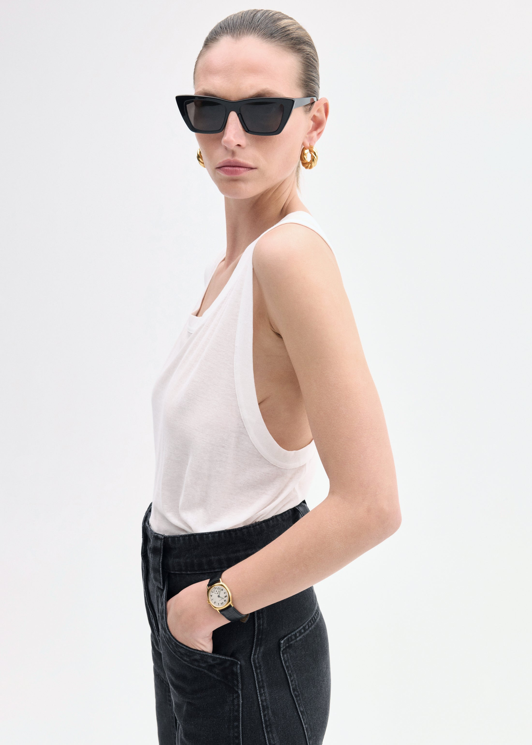 Loose Tank in Slub Jersey - 4
