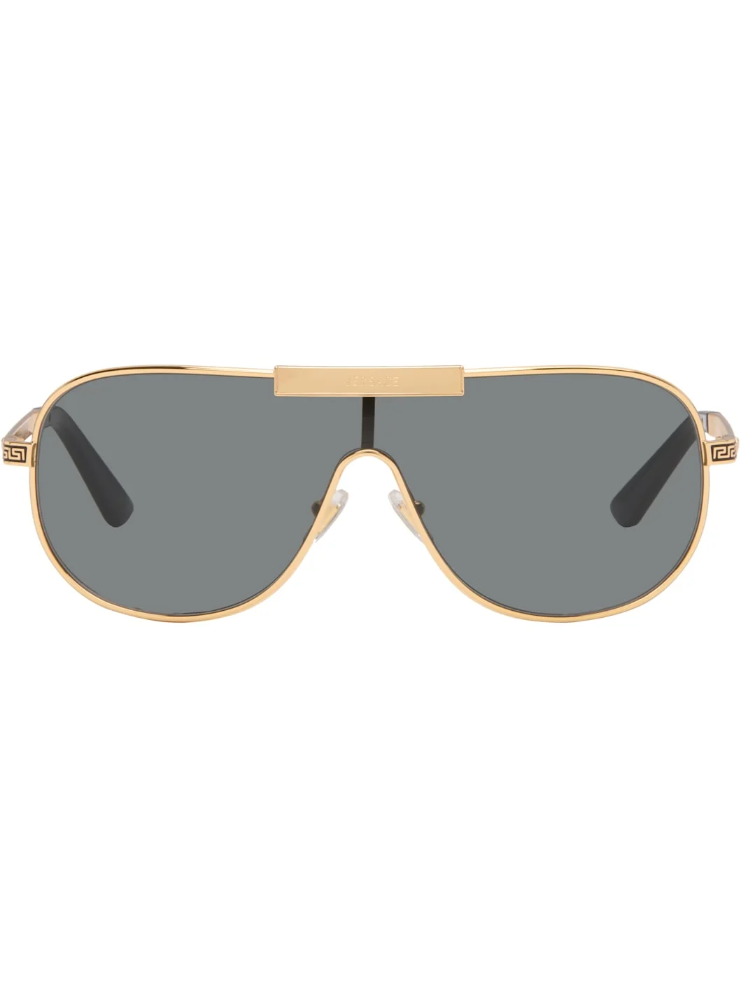 Gold Greca Flow Sunglasses - 1
