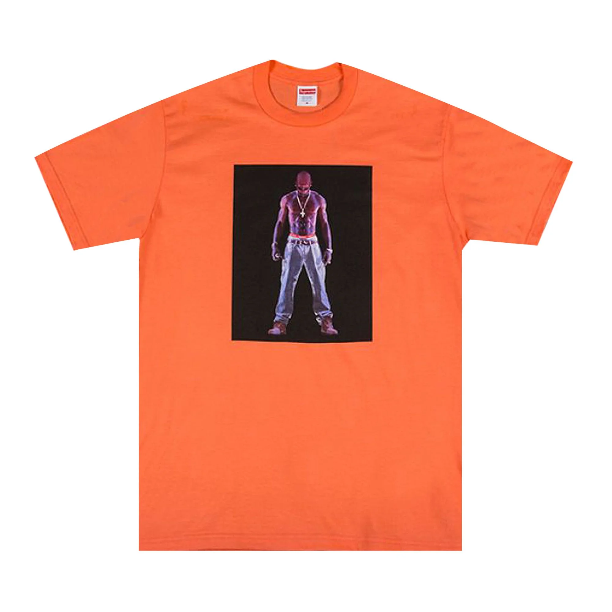 Supreme Tupac Hologram Tee 'Neon Orange' - 1