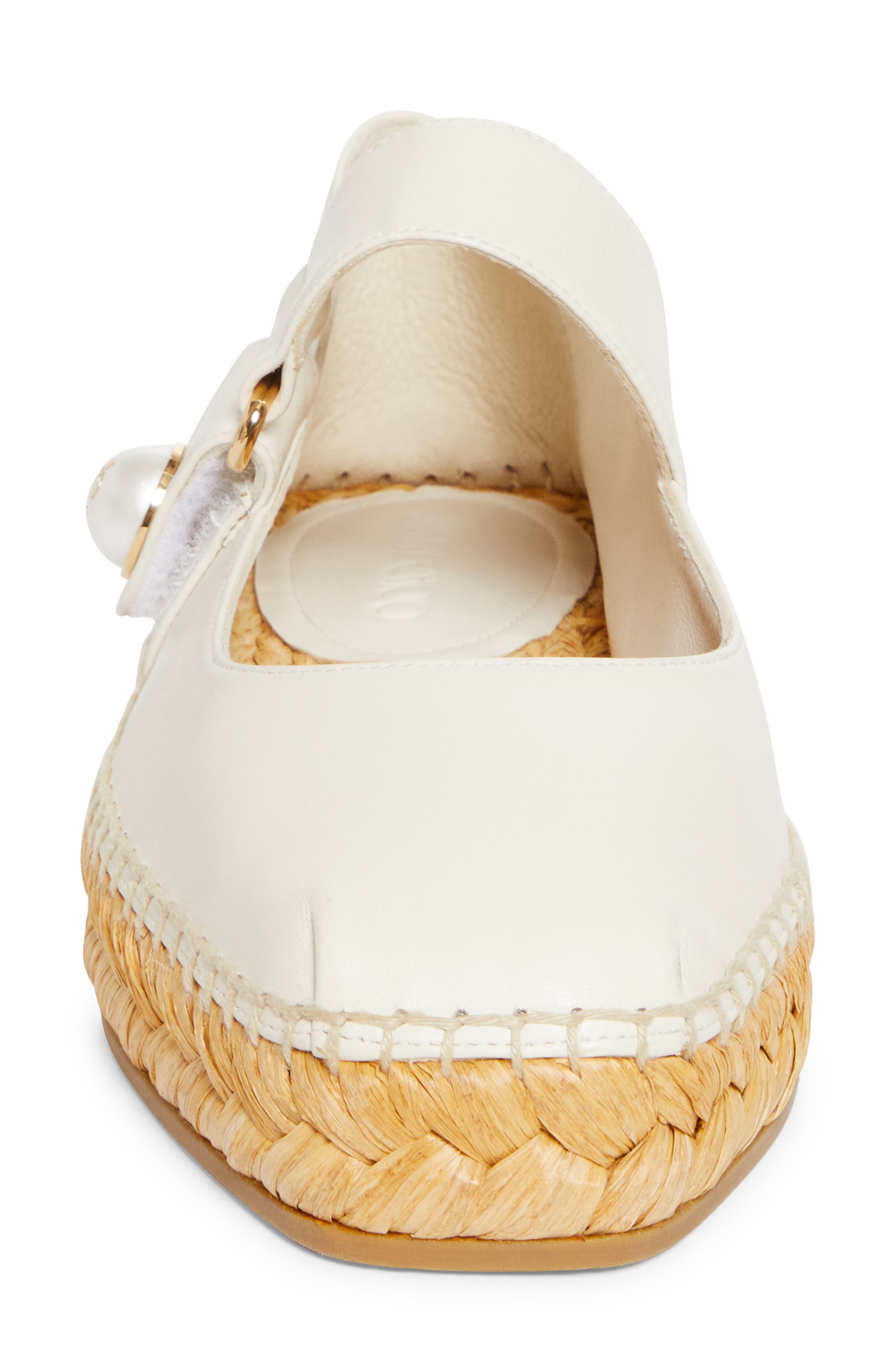 Jimmy Choo Fayence Espadrille Mary Jane Flat in Latte at Nordstrom - 4