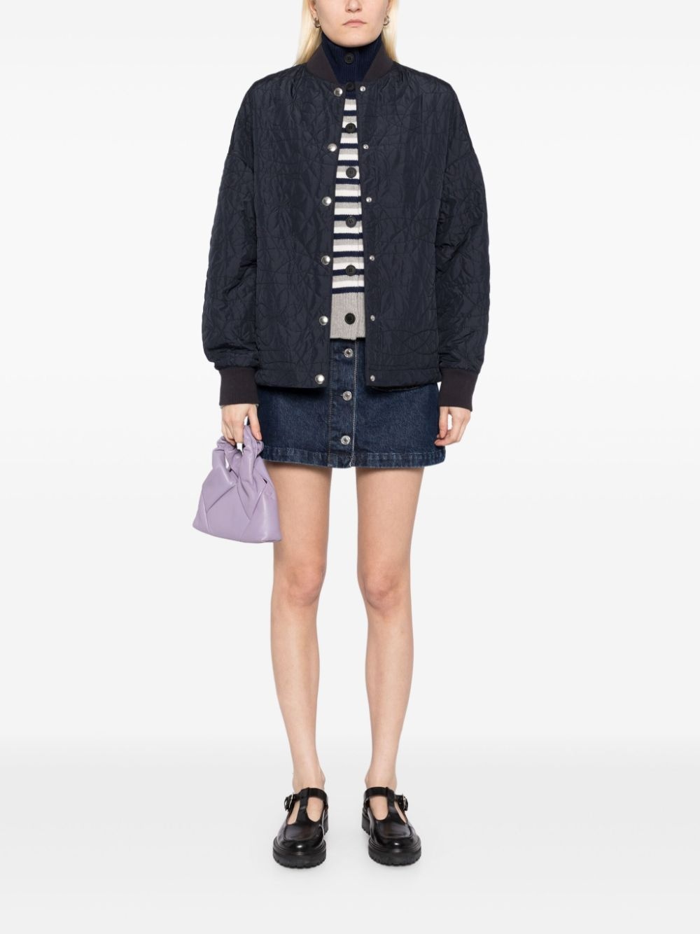 quilted blouson - 2