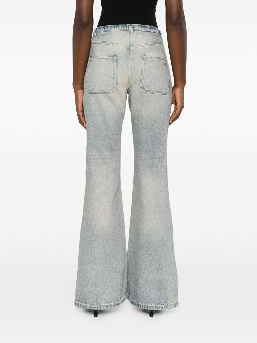 bootcut cotton jeans - 4