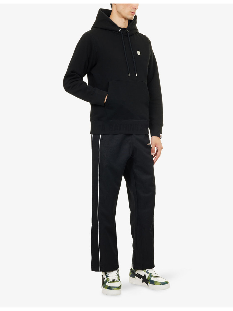 A BATHING APE® One Point Logo-Patch Cotton Hoody outlook