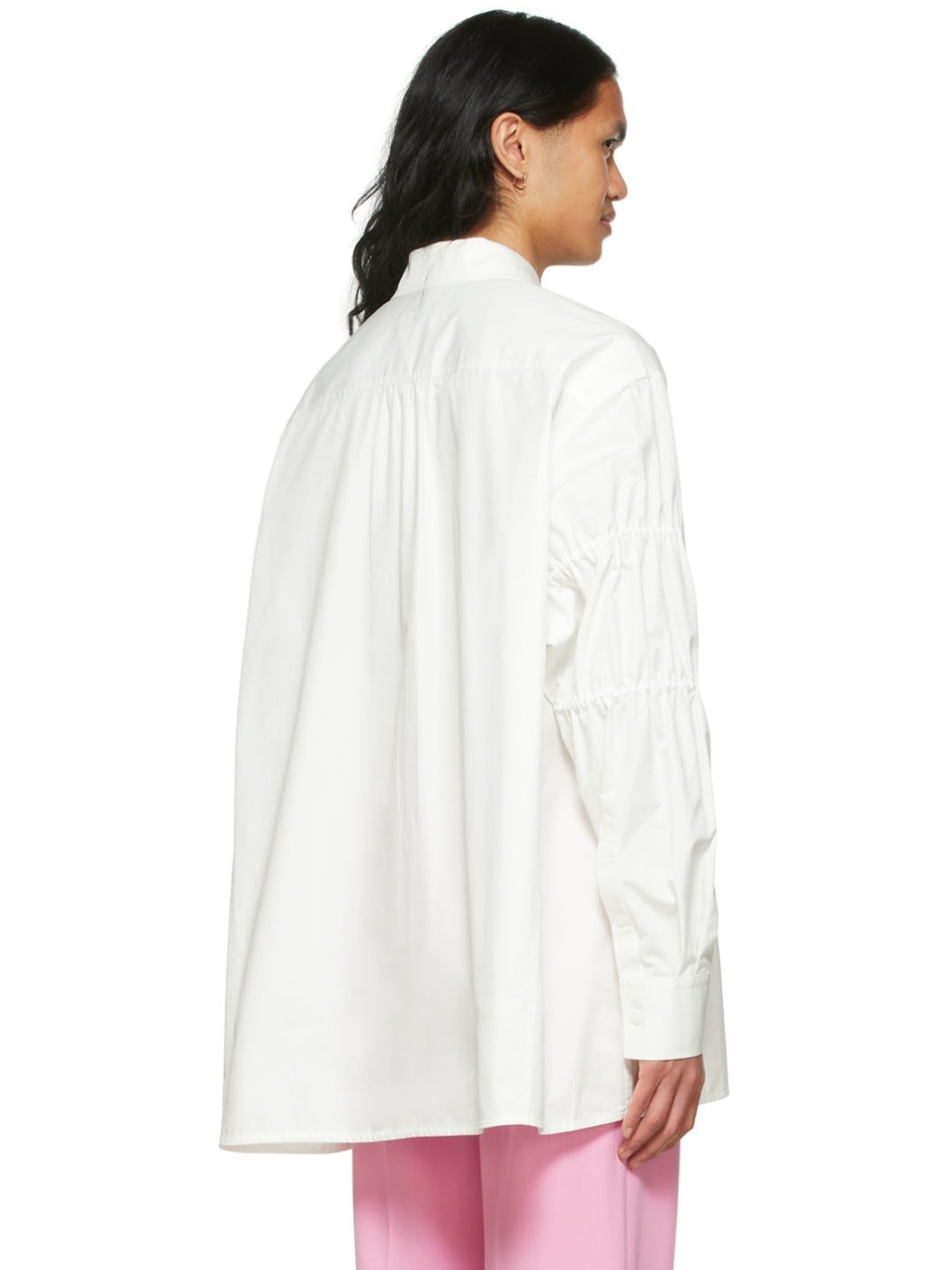 White Cotton Shirt - 3