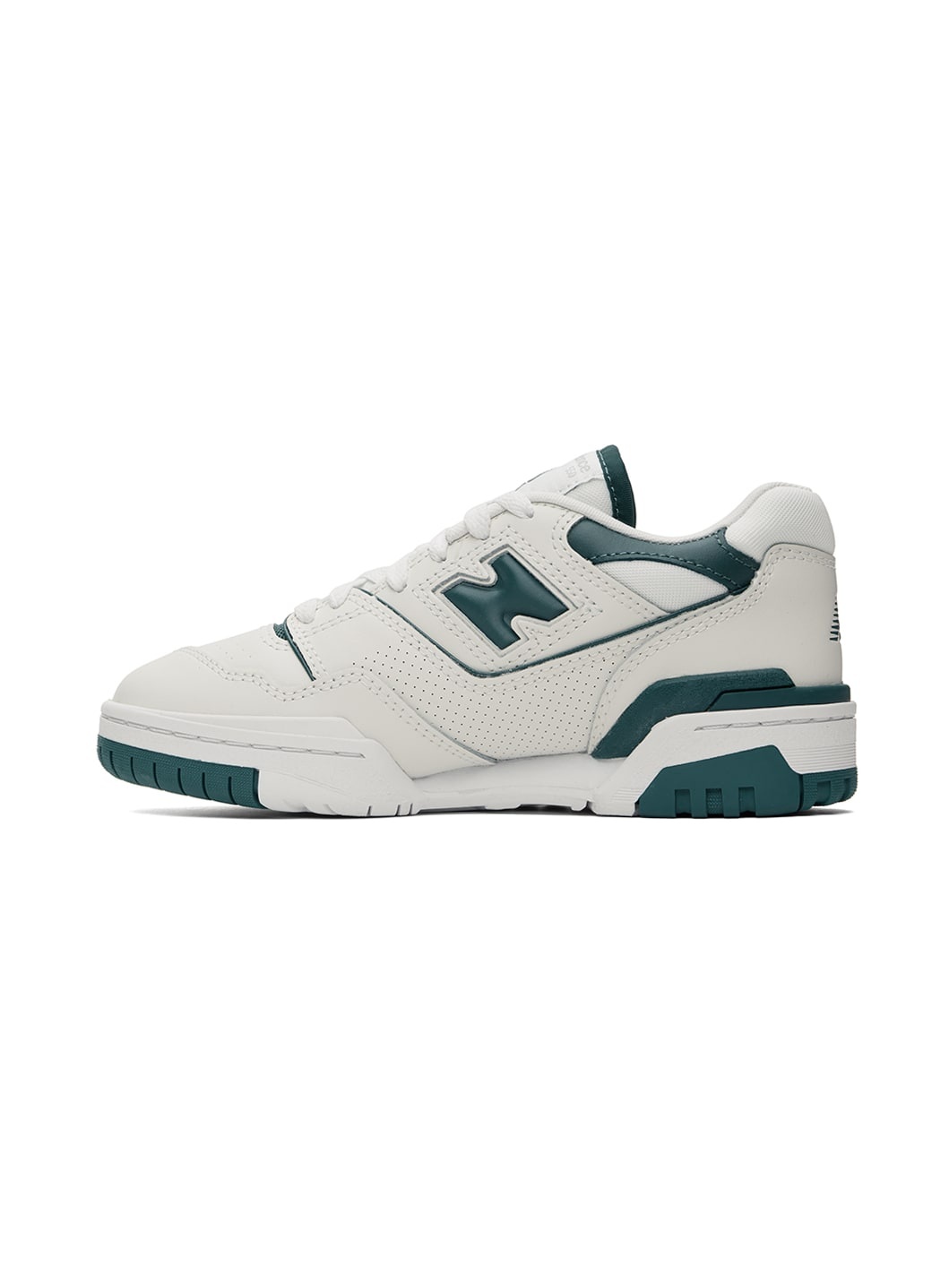 Off-White & Green 550 Sneakers - 3