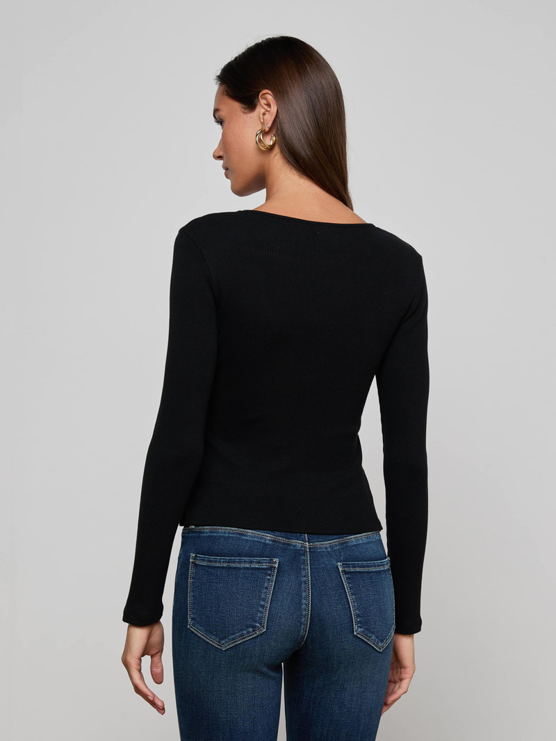 Scarlet Scoopneck Tee 5