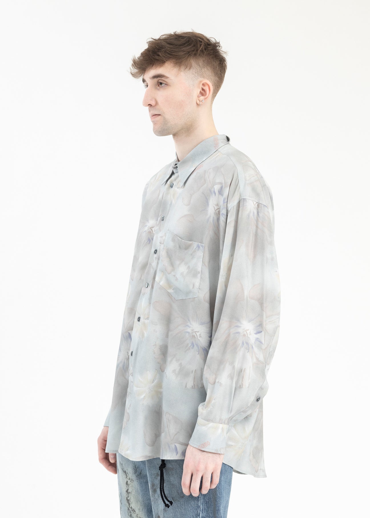 PALE BLUE PALE TWISTED SHIRT - 3
