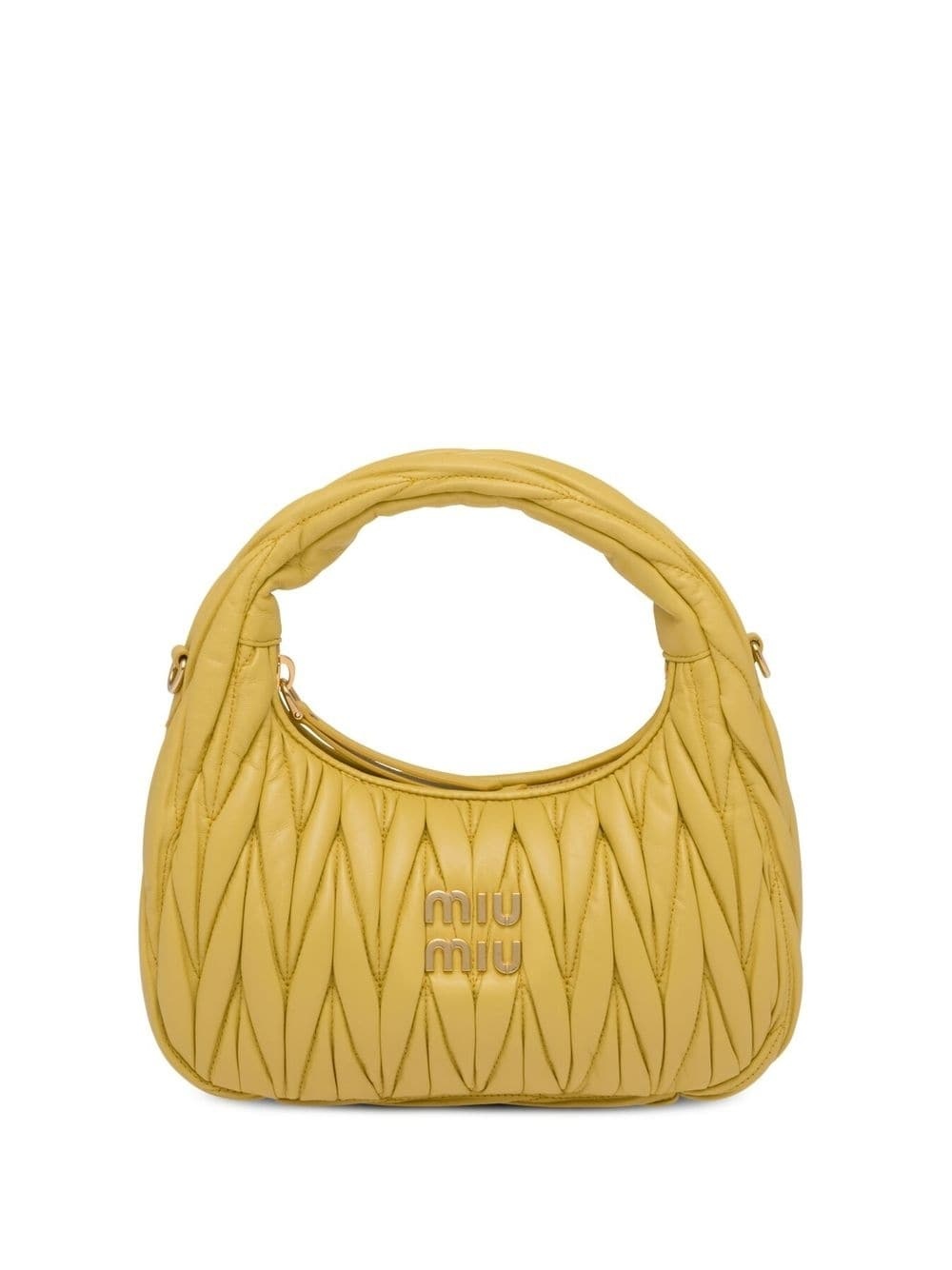 Miu Wander matelassé mini shoulder bag - 1