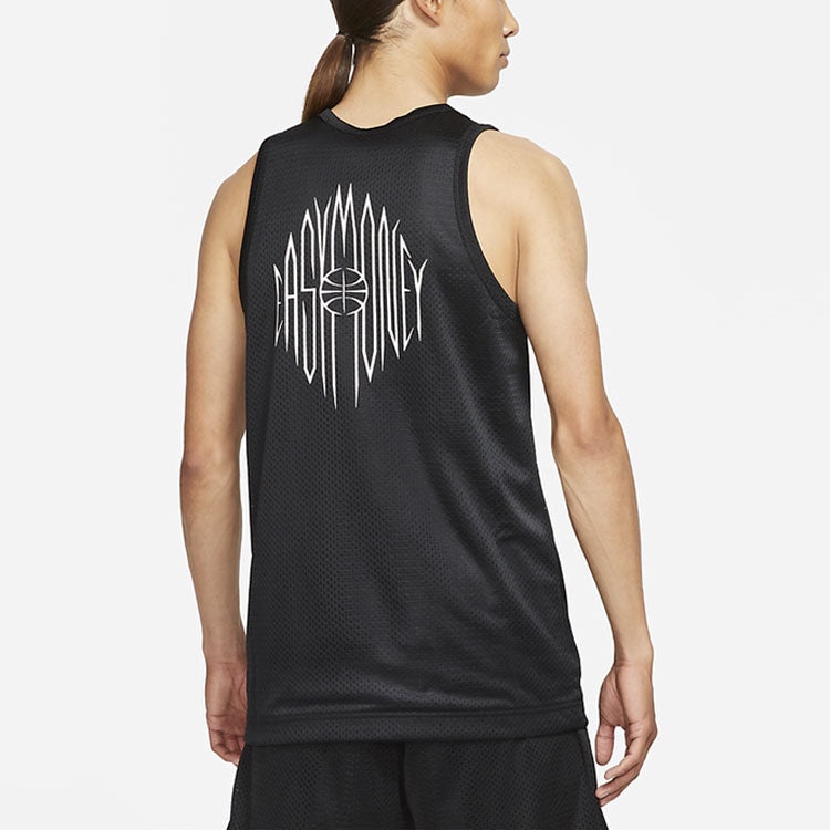 Men's Nike KD Durant Basketball Sports Printing Breathable Black Vest CV2408-010 - 5