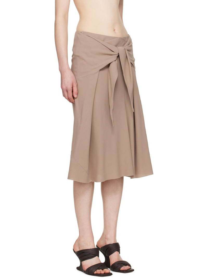 Taupe Hollywood Strutter Midi Skirt 2