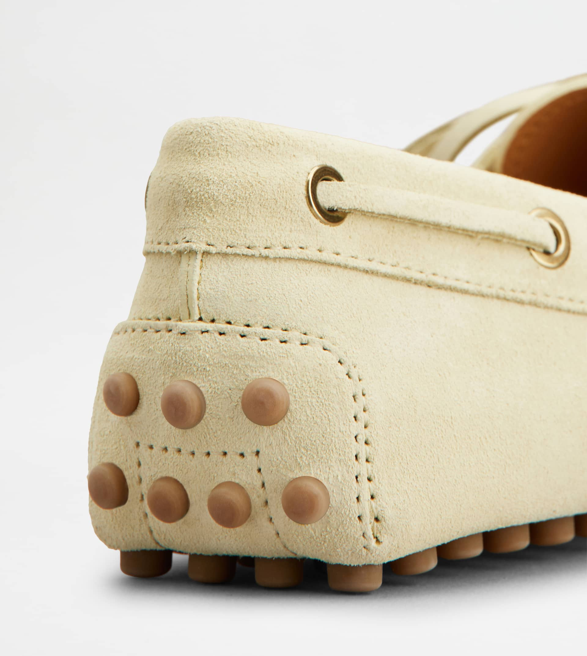 BOAT GOMMINO IN SUEDE - YELLOW - 5