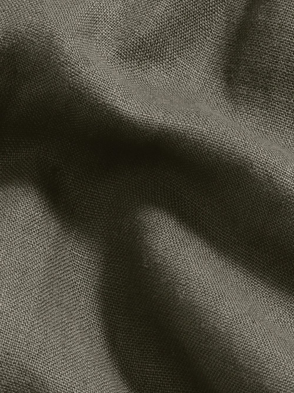 drawstring linen shorts - 2
