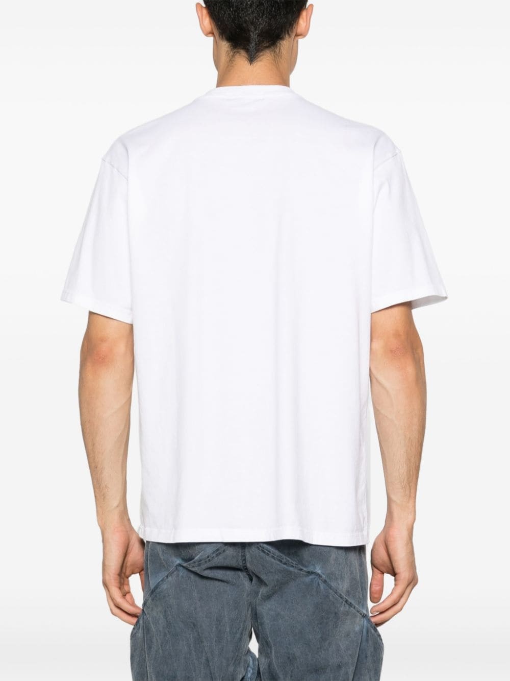 teddy bear-print cotton T-shirt - 4