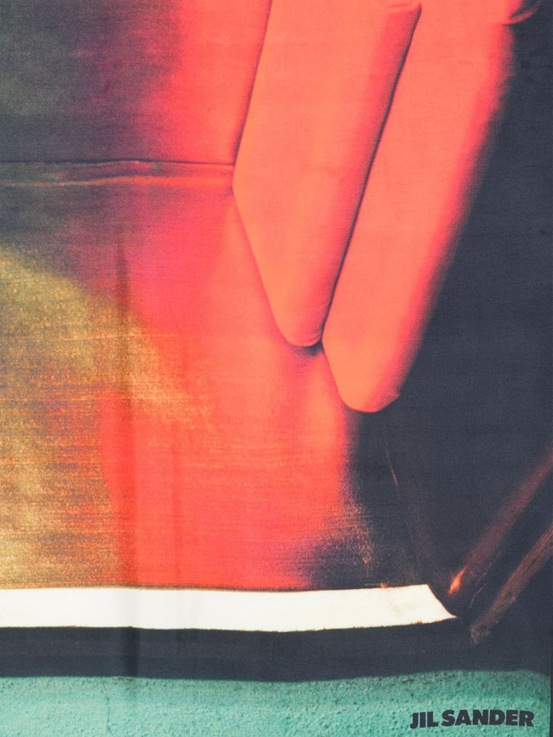 Jil Sander printed scarf outlook