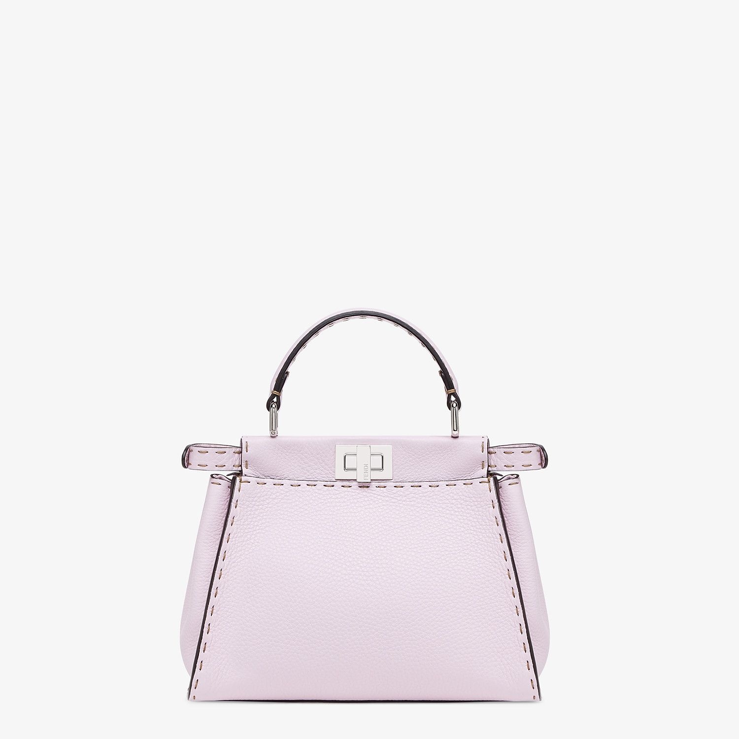 Lilac Cuoio Romano leather bag - 4