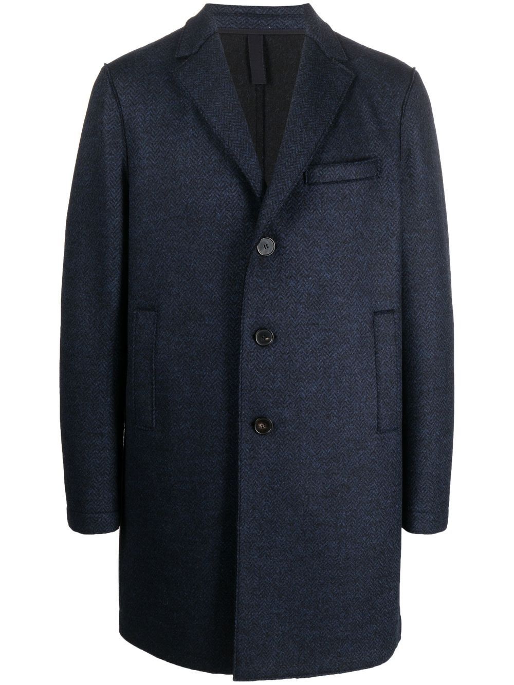 single-breasted overcoat - 1