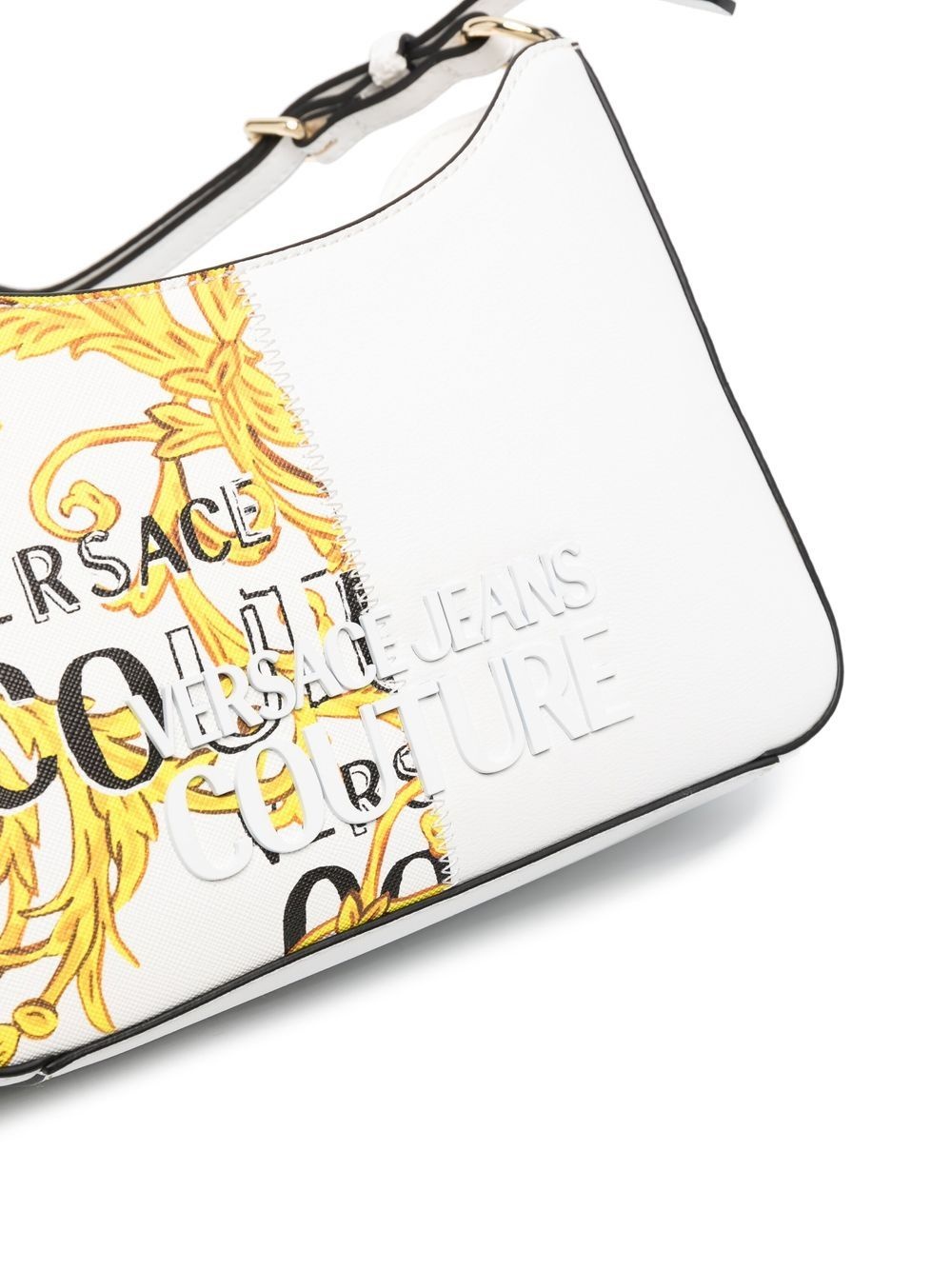 Barocco print shoulder bag - 4