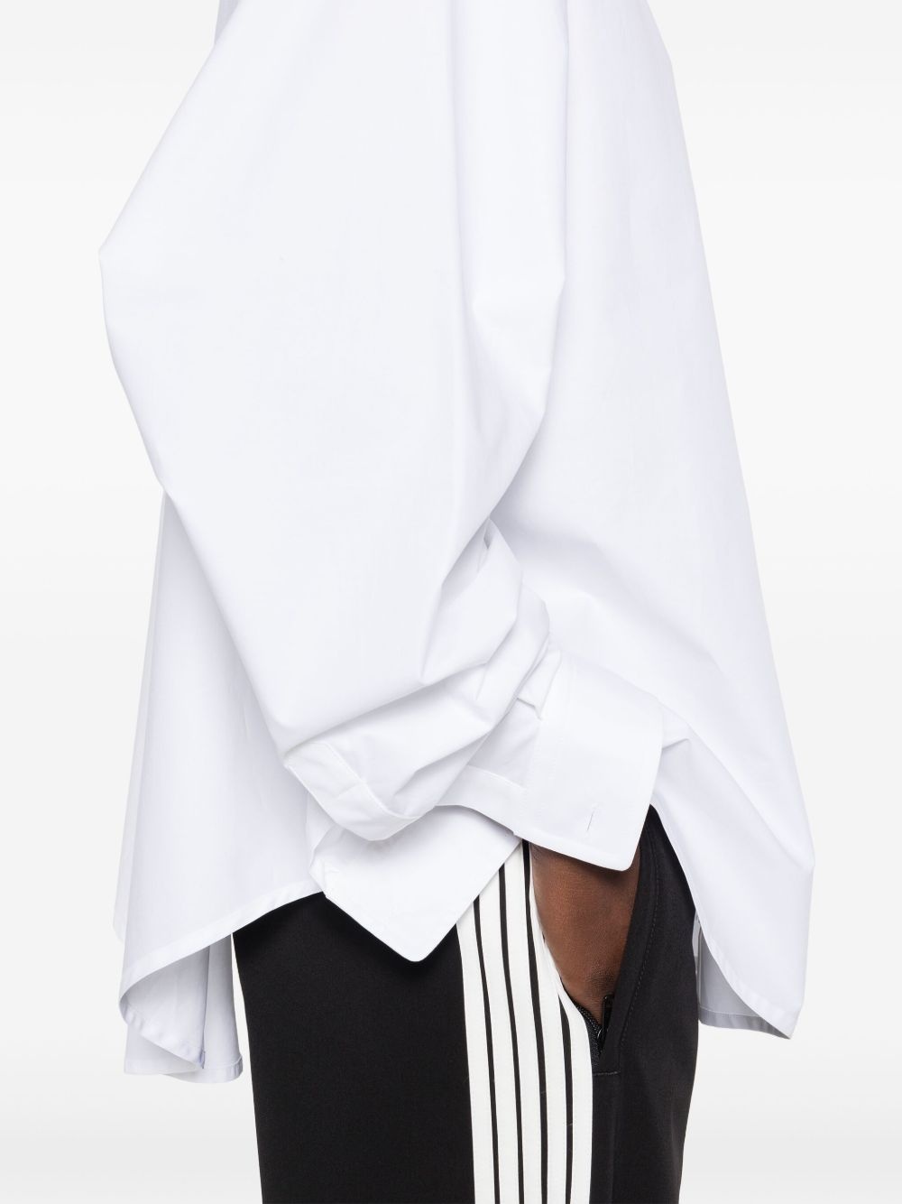 logo-embroidered shirt - 5
