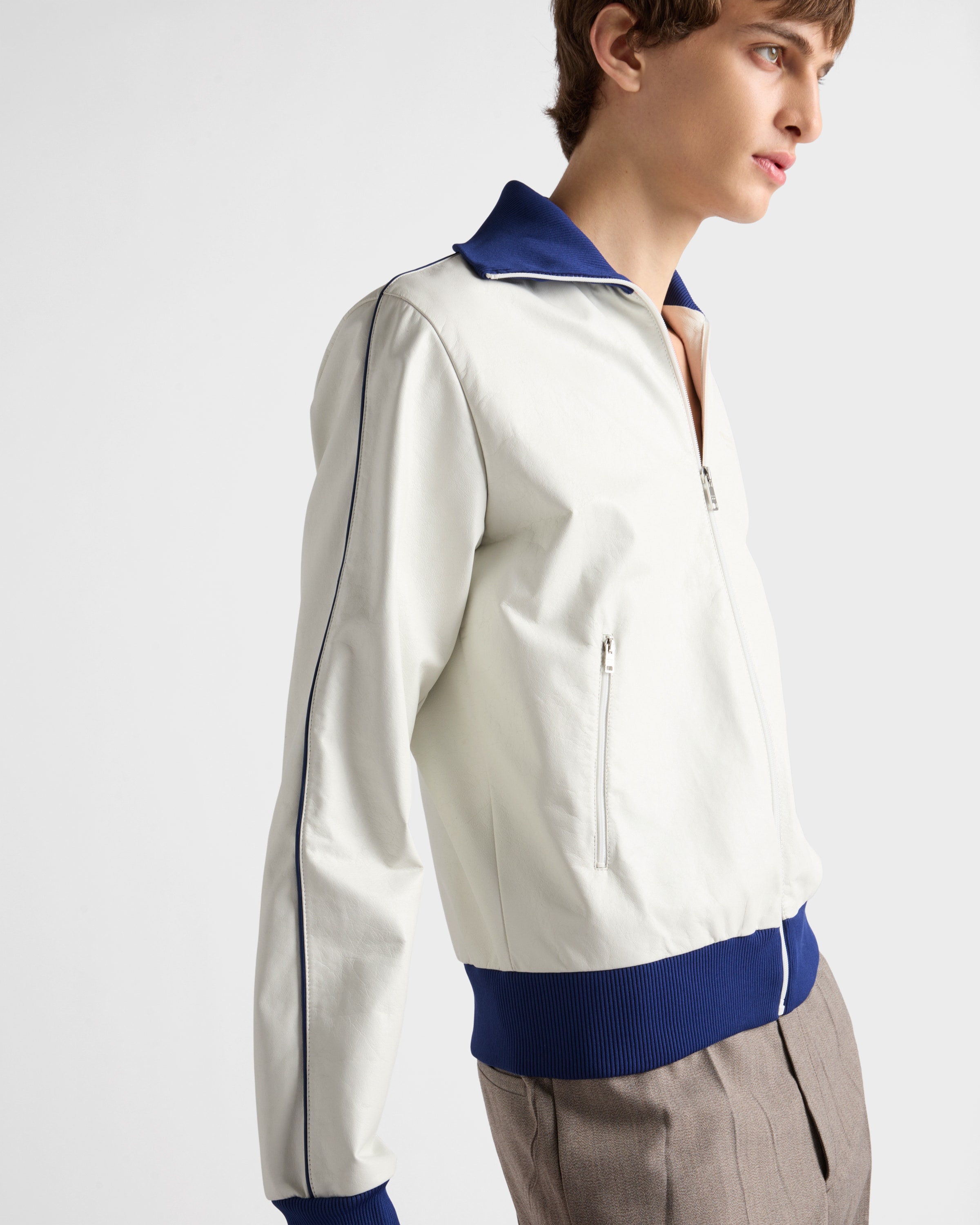 Nappa leather blouson jacket - 6