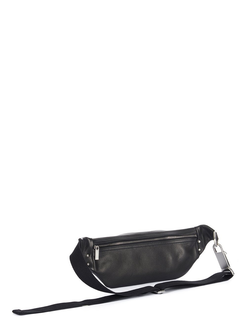 grained-leather belt bag 3