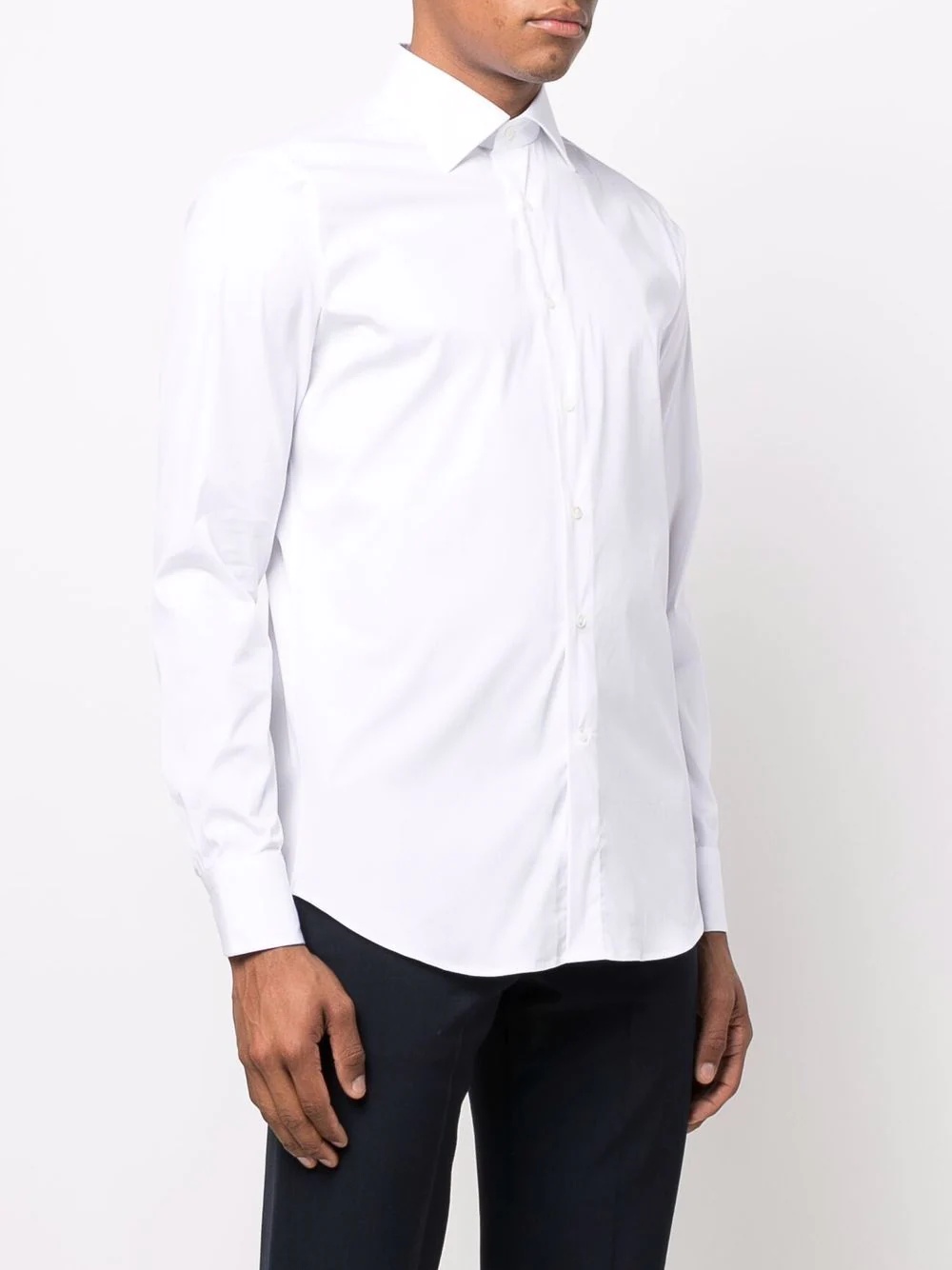 button-down fitted shirt - 3