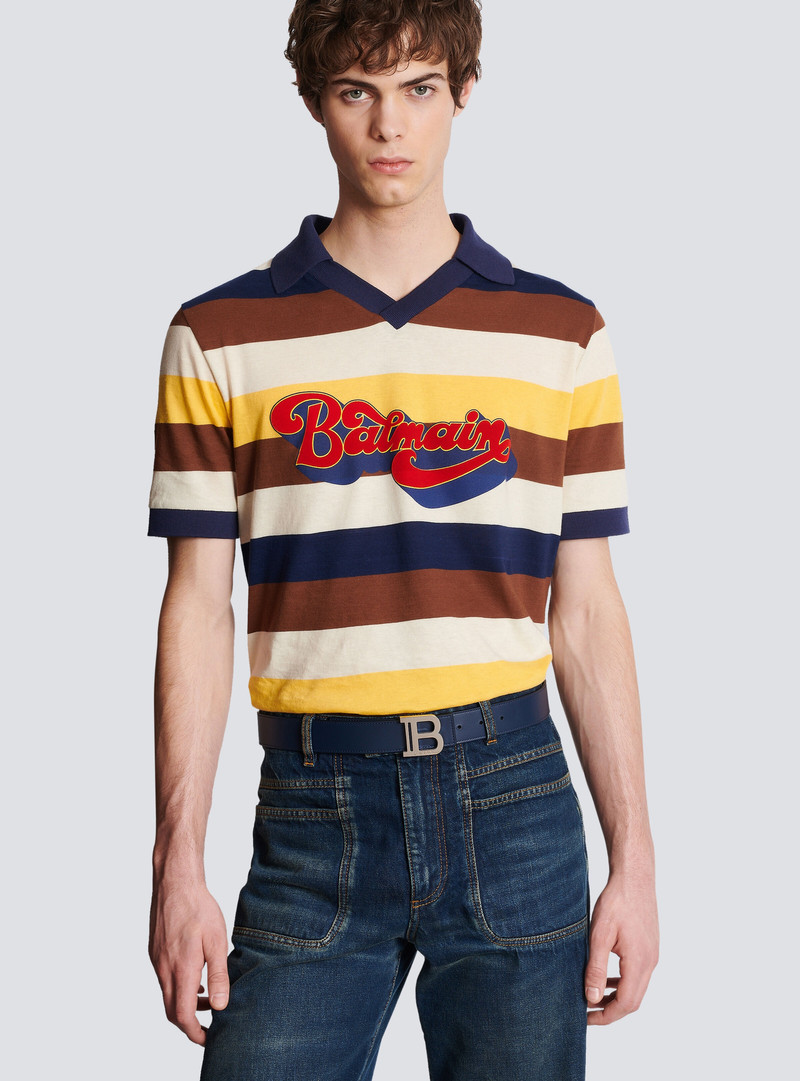 Balmain B-Belt in leather outlook