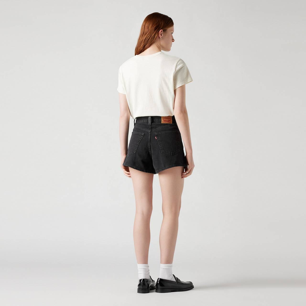 HIGH WAISTED MOM WOMEN'S SHORTS - 4