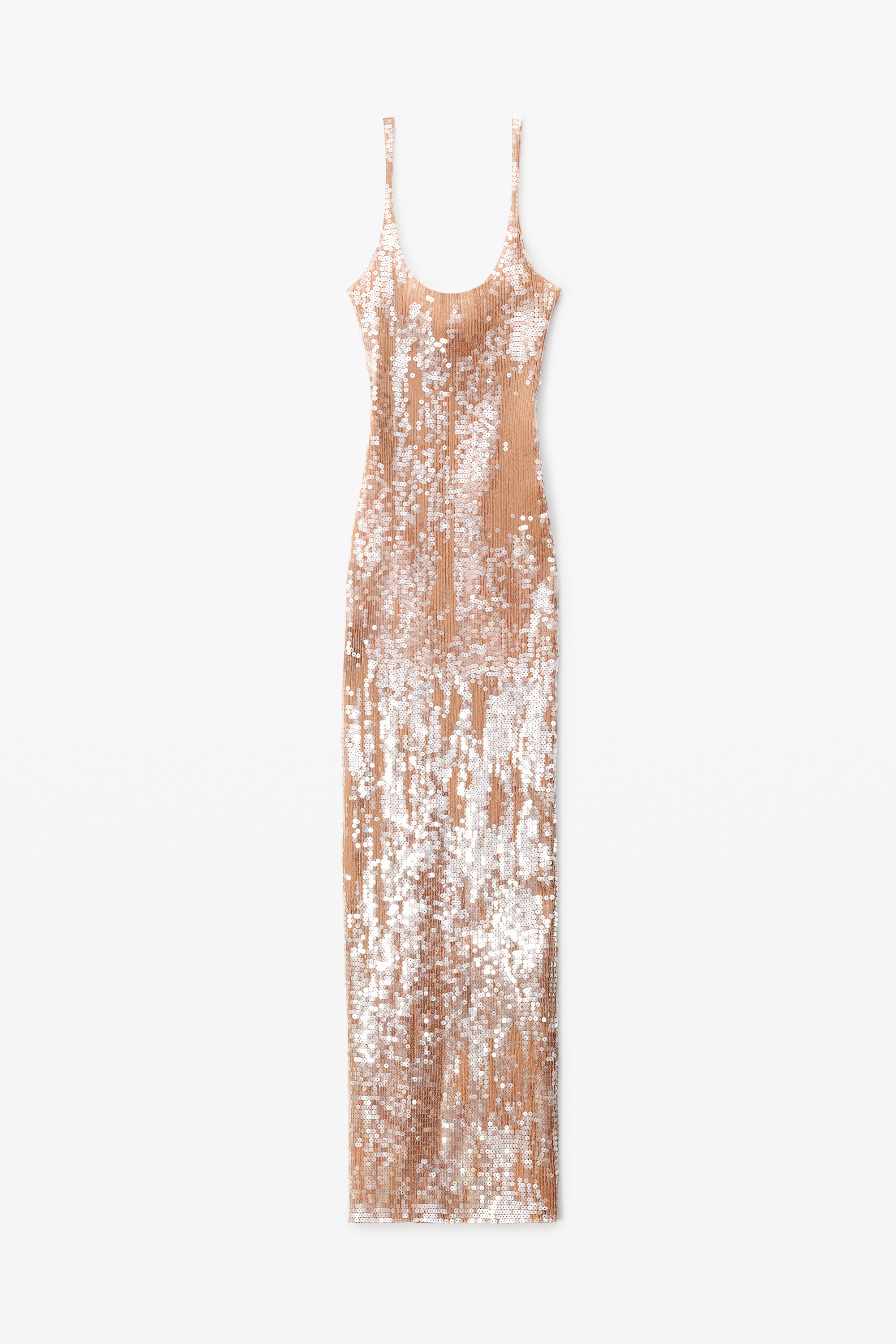 MAXI TANK DRESS IN SEQUIN NYLON - 1