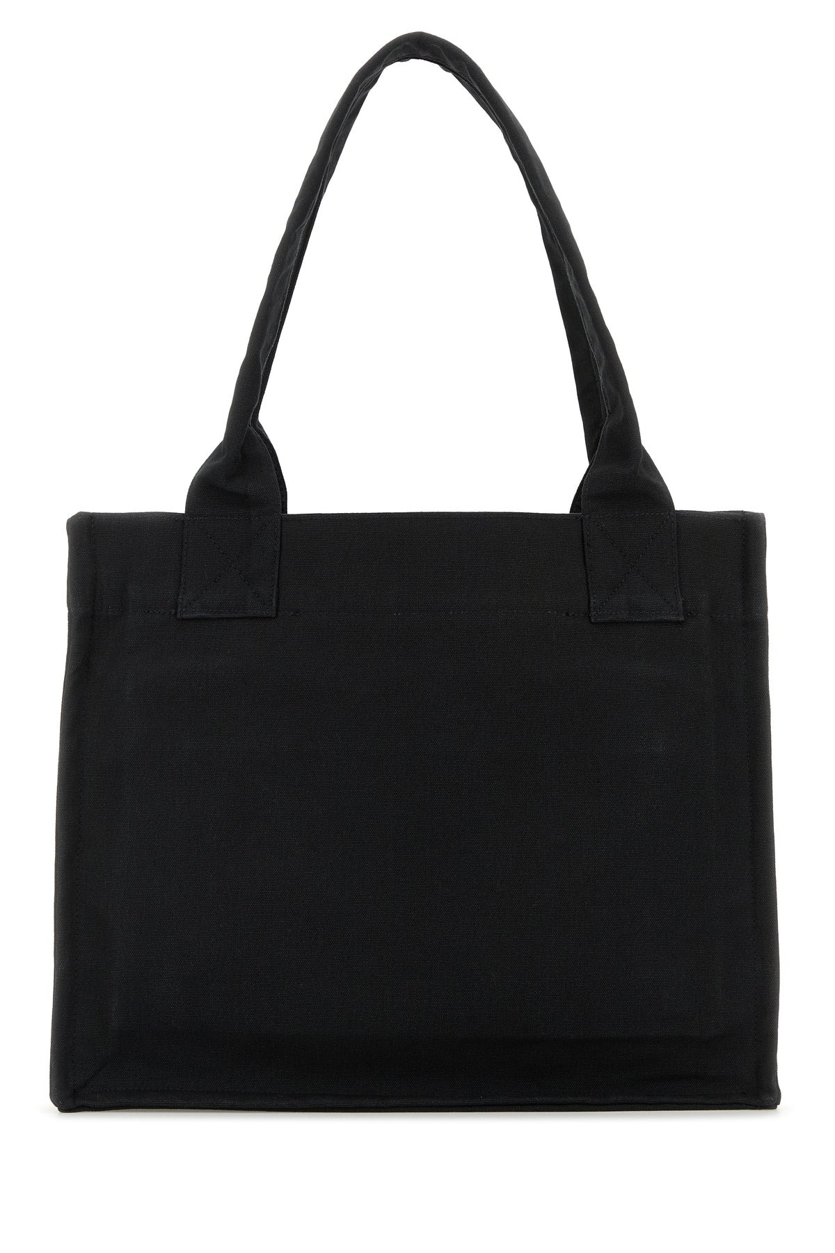 Black canvas shopping bag - 3