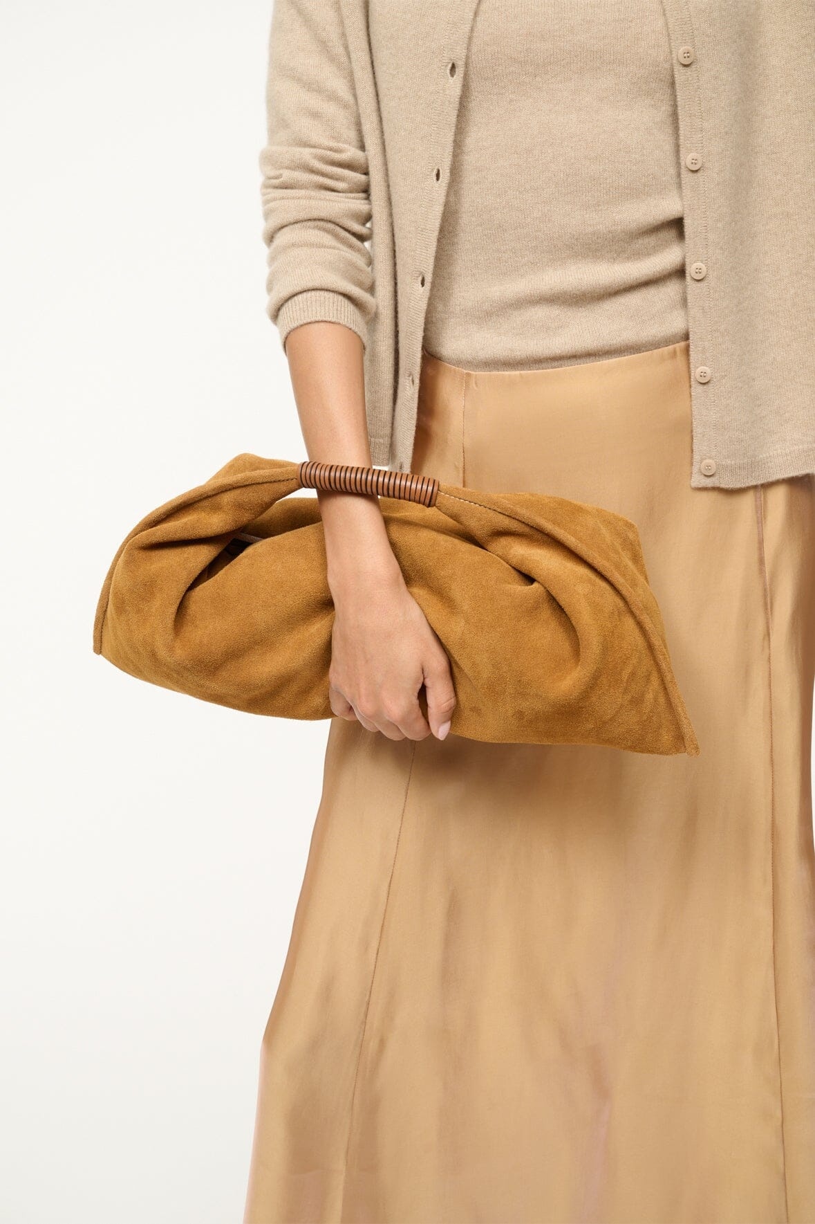 STAUD MINI RONNIE BAG TAN - 4