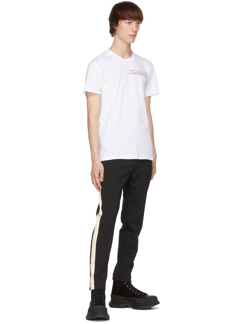 Alexander McQueen Black Zip Detail Trousers outlook