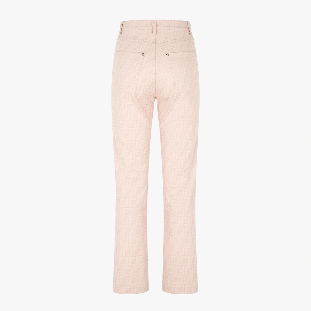 Pink denim pants - 2