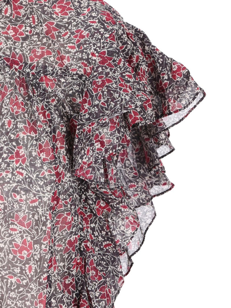 ruffled floral-print top 4