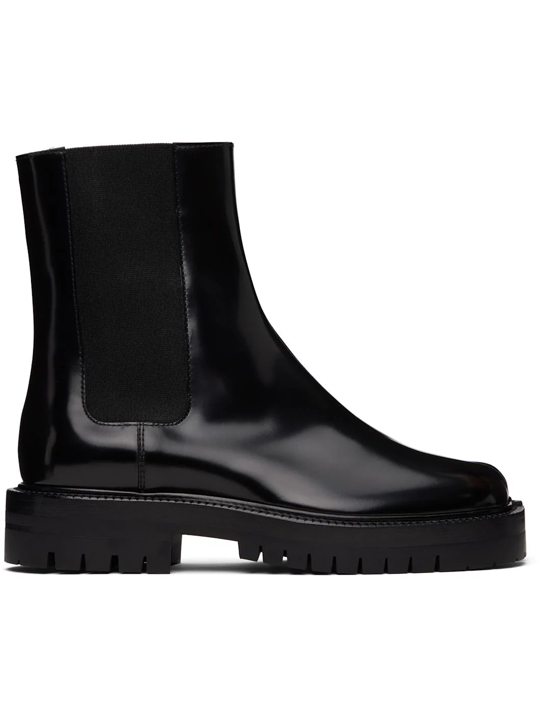 Black Tabi Chelsea Boots - 1