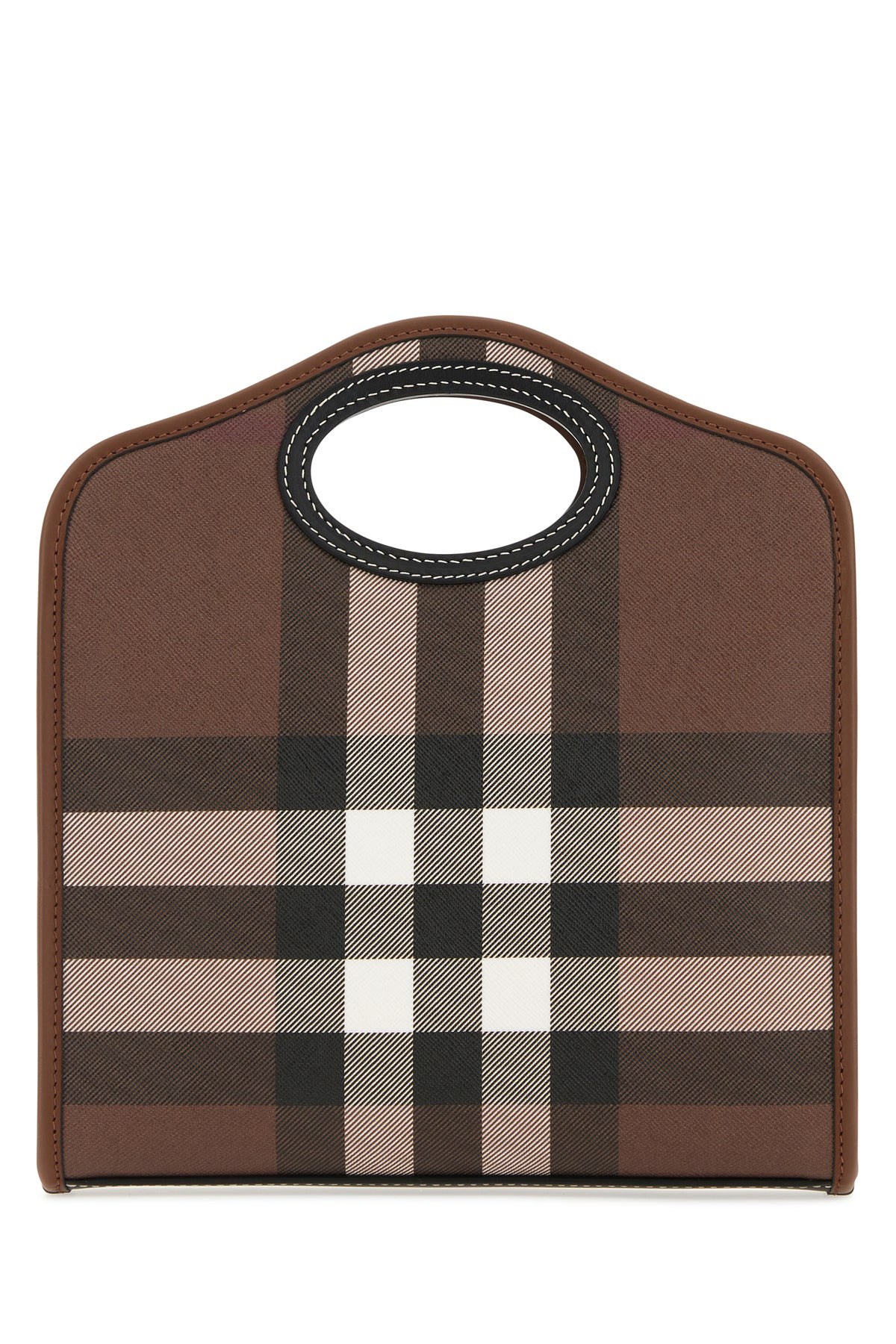 Printed e-canvas and leather mini Pocket Bag handbag - 3